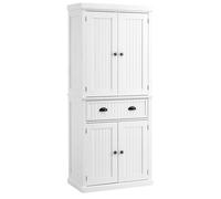 Freestanding Kitchen Storage Cabinet Drawers Cupboards Shelves HOMCOM White One Size