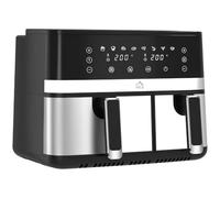 HOMCOM Dual Zone Air Fryer 8.5L Double Air Fryer With SYNCFinish 2700W | TJ Hughes