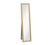 HOMCOM Full Length Mirror, Farmhouse Wall & Floor Mirror - Hanging & Freestandin