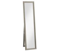 HOMCOM Rustic Full Length Mirror, Hanging & Freestanding Tall Mirror for Bedroom in Grey HOMCOM Grey