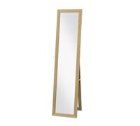 HOMCOM Full Length Mirror, Hanging or Freestanding, 37 x 157 cm, Natural