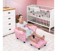 HOMCOM HOMCOM Cute Cloud Star Child Armchair Seat, Pink, Pink