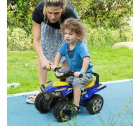 HOMCOM Goodyear Baby Quad Ride-On Walker w/ Lights Horn Storage 18-36 Months