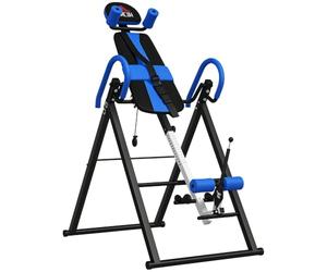 HOMCOM Gravity Inversion Table w Safety Belt Adjustable Hand Stand | Home Back Stretcher Machine, For Muscle Pain Relief