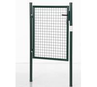 HOMCOM Green Steel Garden Gate with Lock and 3 Keys 97 x 150cm, Green
