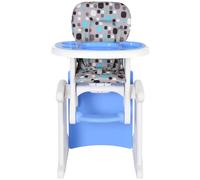 HOMCOM HDPE 3-in-1 Baby Booster High Chair Blue | TJ Hughes
