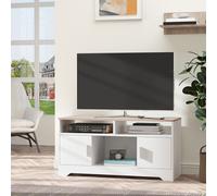 HOMCOM Home Office 42" TV Stand Storage Unit w/ Cabinets Shelves