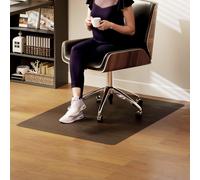 HOMCOM Home Office Hard Floor Protector Chair Mat Non Slip Frosted, Black | Size: 90 cm x 120 cm HOMCOM Black 90 cm x 120 cm