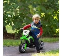 HOMCOM Honda Crf450Rl Licensed 6V Kids Electric Motorbike - Green, Green