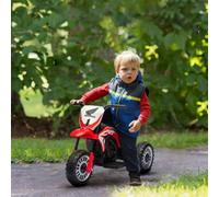 HOMCOM Honda Licensed 6V Kids Electric Motorbike Ages 18-36 Months Red