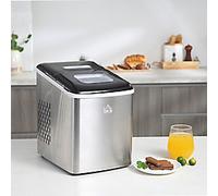 Ice Maker Machine Portable Counter Top Ice Cube Maker for Home HOMCOM Black One Size