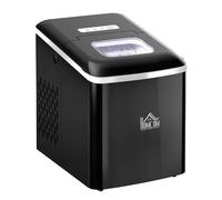 HOMCOM 800-063V70 Ice Maker 12Kg/24H Production With Scoop Basket For Home Office Black, Black