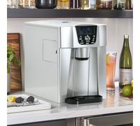 HOMCOM Ice Maker Machine and Water Dispenser 9 Ice Cubes Ready in 6-10 Mins