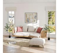 HOMCOM 2 Pack Indoor Artificial Plants, Faux Potted Silk Olive Trees, 120cm in Green HOMCOM Green