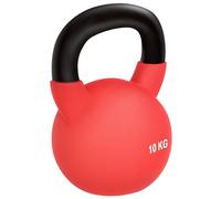 HOMCOM 10KG Kettlebell with Soft Body and Non-Slip Handle - Red | TJ Hughes
