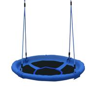 HOMCOM Kid Nest Swing Seat for Outdoor Indoor 40 Inch/100cm Blue