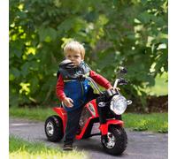 Homcom Electric Motorcycle with 3 Wheels, Red