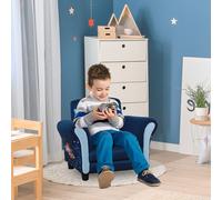 HOMCOM HOMCOM Child Armchair Kids Mini Sofa Chair With Armrest, Blue, Blue