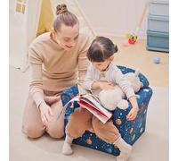 HOMCOM Children's Planet-Themed Armchair - Blue | TJ Hughes