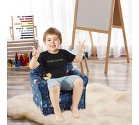 Kids Planet Themed Mini Armchair, Blue