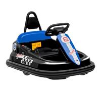 HOMCOM Kids Bumper Car 360° Rotation 6V 2 Speeds for 18-48 Months Black