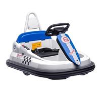 HOMCOM 6V Kids Bumper Car, 360° Rotation Waltz Car w/ 2 Speeds - White