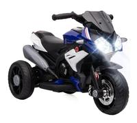 HOMCOM Kids Electric Motorcycle 6V Ride on Motorcycle Foot Pedal Blue