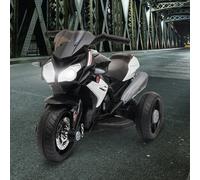 HOMCOM Kids Electric Motorcycle Ride-On Toy 6V Battery Music Horn Lights Black