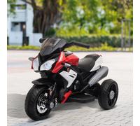Kids Electric Motorcycle Red DurablePlasticBody 52x86x42cm 6V Lights Music Horn