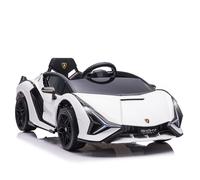 Homcom Lamborghini SIAN 12V Kids Electric Ride On Car Toy with Remote Control White
