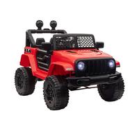 HOMCOM Kids Electric Ride on Car Truck Off Road 12v - Red | TJ Hughes