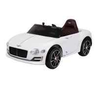HOMCOM Kids Electric Ride-on Car with Lights-White | TJ Hughes White