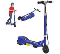HOMCOM Kids Electric Scooter 5 in for Ages 7-14 Adjustable Height | Foldable Kids Scooter, 120W Motor, Up to 12km/h, 10km Range