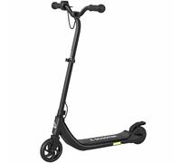HOMCOM Kids Electric Scooter, Electric Scooters for Kids Ages 6+, 8 KM/H & 6 KM Lightweight E-Scooter, Adjustable Height, Rear Brake - Black