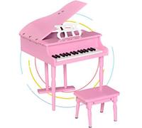 HOMCOM Kids' Piano 3-6 years Pink