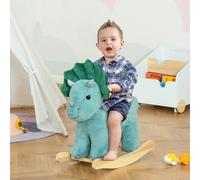Kids Ride-On Rocking Horse Triceratops-shaped Toy for 36-72 Months