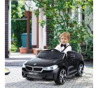 Reiten Kids BMW 6GT Electric Ride On Car 6V with Remote Control - Black, Black