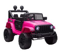 HOMCOM Kids Ride On Car with Parental Remote Control 12V Ages 3-6 Pink
