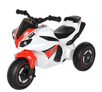 HOMCOM Kids Walking Ride-On Police Bike 3-Wheel Vehicle w/Music Lights Safe 18-3