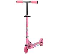 Kids Scooter with Lights Music Adjustable Height in Pink, Pink