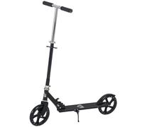 HOMCOM Kids Scooter Teenager Kick Scooter Adjustable Height for 7-14 Years | Foldable, 4 Levels, Rear Fender Brake