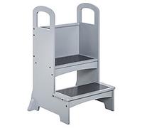 HOMCOM Kids Steps 800 x 400 x 400 mm Grey