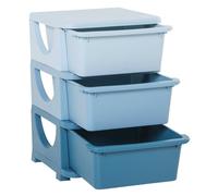 Homcom Kids Three-Tier Storage Unit ? Blue