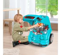 HomCom Kids Truck Engine Toy Sets: Teal