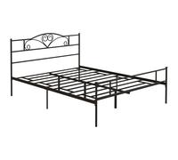 HOMCOM King Metal Bed Frame w/ Headboard and Footboard, 31cm Under-bed Space