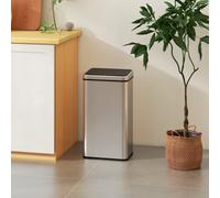 Homcom Kitchen Bin With Fast Motion Sensor, 50L Stainless Steel Sensor Bin