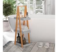 Homcom Kleankin 3 Tier A Frame Bathroom Shower Caddy Storage Unit Shelving Organizer