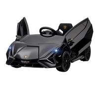 HOMCOM Lamborghini Sian Licensed Electric Car for Kids 12V for 3-5 Y Black