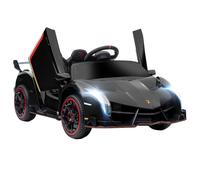 HOMCOM Lamborghini Veneno Licensed Electric Ride-on Car w/ Remote- Black