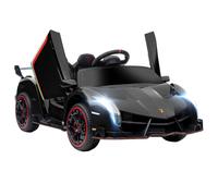 HOMCOM Lamborghini Veneno Licensed Electric Ride-on Car w/ Remote- Black